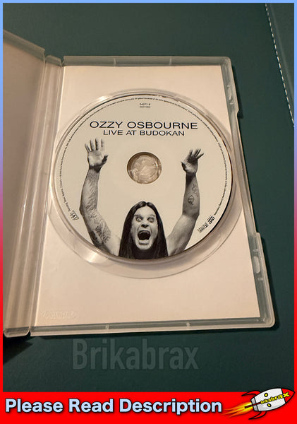 Ozzy Osbourne: Live at the Budokan DVD (2002) Cert E - PAL Region 0 SOLD USED