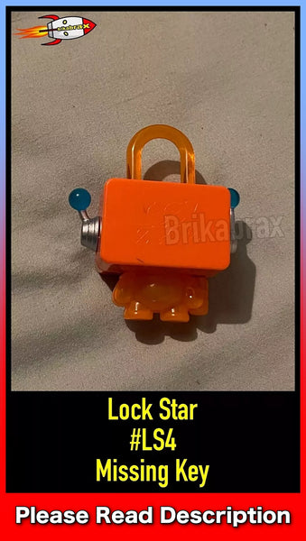 Hasbro: Lock Star (#LS4 Missing Key) Monster Shaped Toy Lock