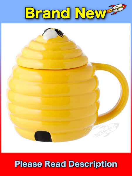 Beehive Shaped Ceramic Mug