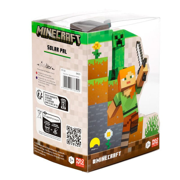 Minecraft Steve Solar Pal - New Boxed