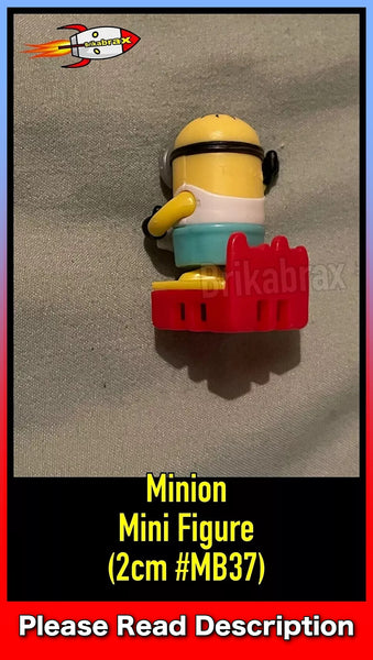 Minion Mini Figure (Size 2cm #MB37) Kinder Style Toy