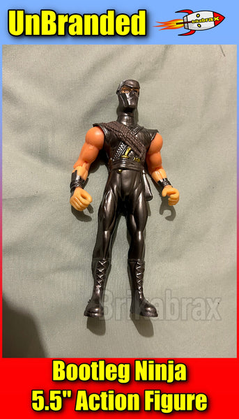 Ninja Action Figure 5.5" Figure (Bootleg Unbranded) No Accessories Supplied #A7