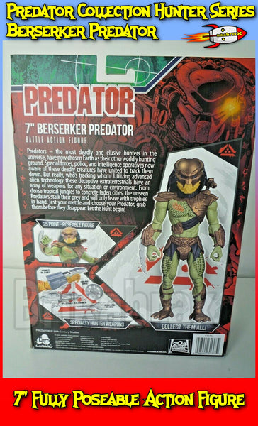 Predator Collection Hunter Series Berserker Predator 7" Fully Poseable Action Figure New Sealed
