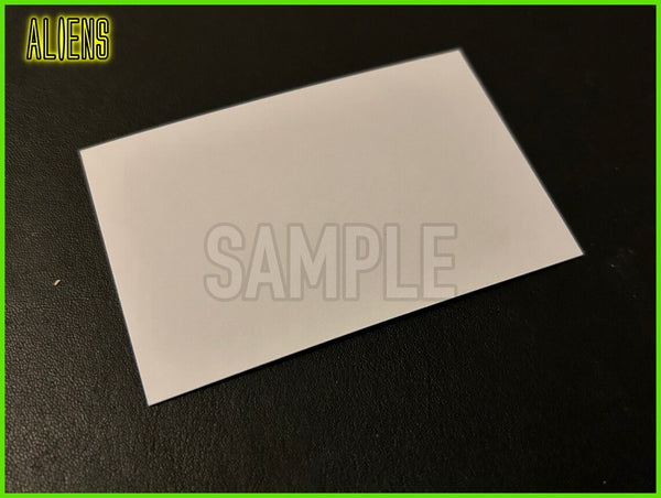 Replica Inspired Prop & Cosplay Aliens Business Card: Carter J Burke Card - Single Side Print (Made From Matte Card)