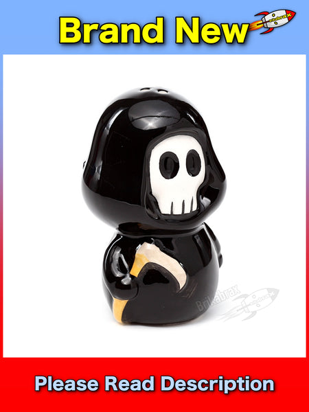 Death Ceramic Salt & Pepper Set - Skull Boy & Ghost Boy