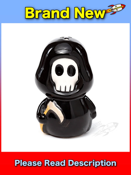 Death Ceramic Salt & Pepper Set - Skull Boy & Ghost Boy