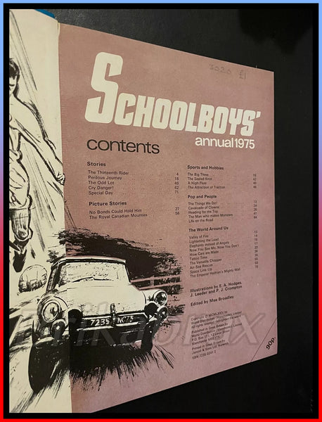Schoolboys Annual 1975 Hardback Book