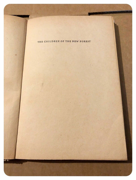 The Children of the New Forest A Purnell Classic - Captain Marryat Hardback Book 1976