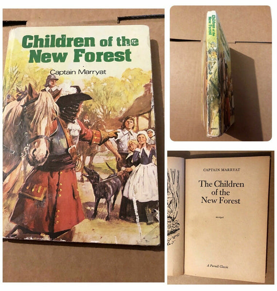 The Children of the New Forest A Purnell Classic - Captain Marryat Hardback Book 1976