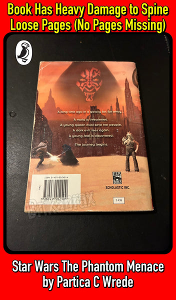 Star Wars The Phantom Menace by Partica C Wrede Paperback Book Scholastic Edition