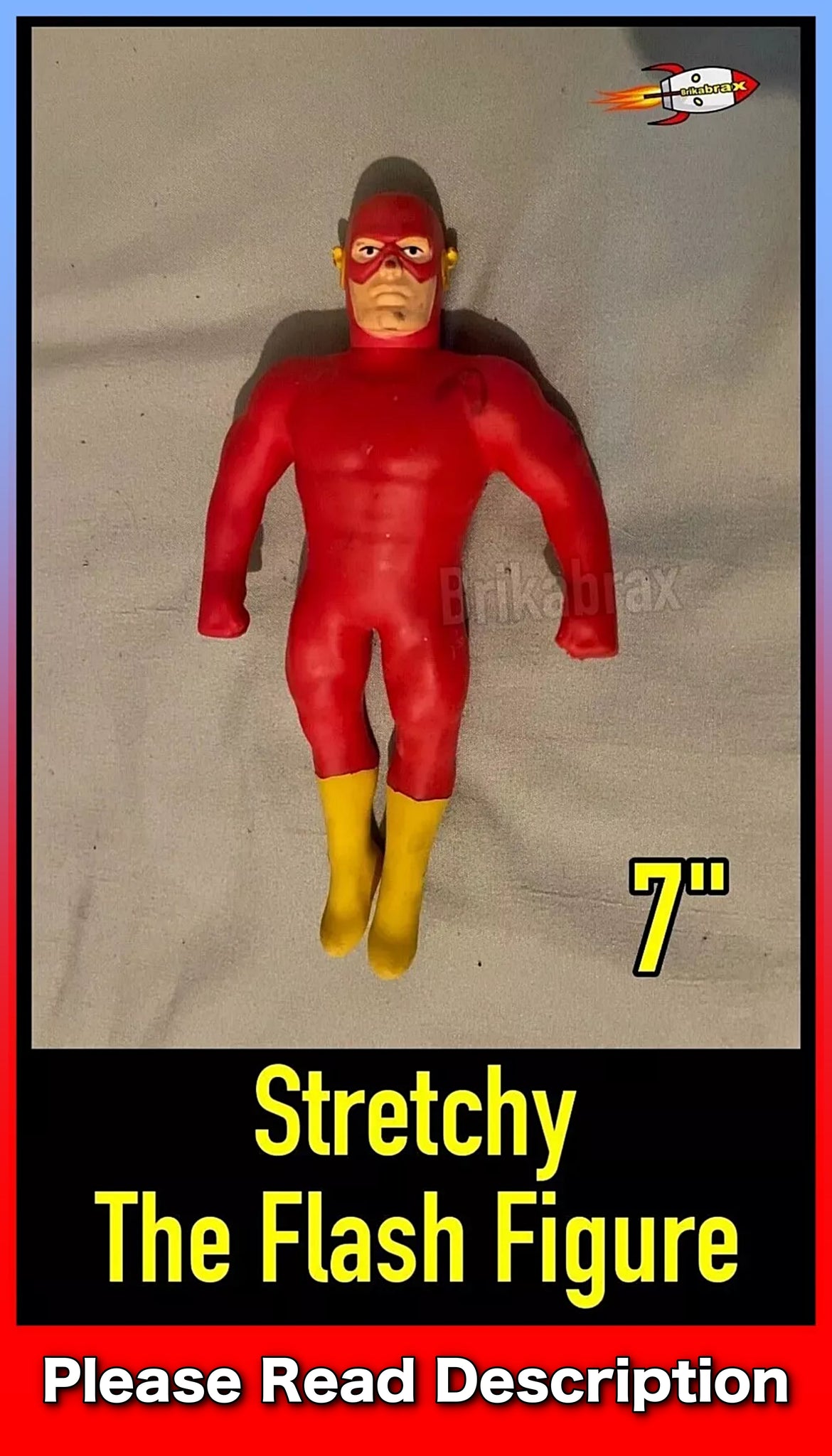 Stretchy The Flash Figure (Used / Sold Damaged)