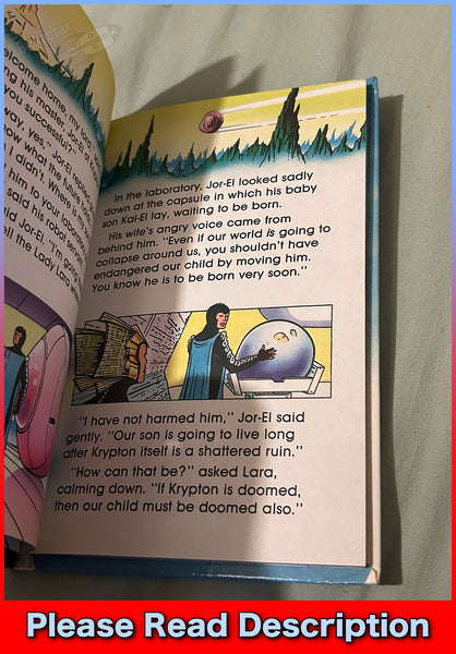 Superman: The Story by David Levin - 1989 Ladybird Small Hardback Book (USED)