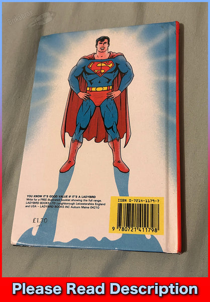 Superman: The Story by David Levin - 1989 Ladybird Small Hardback Book (USED)