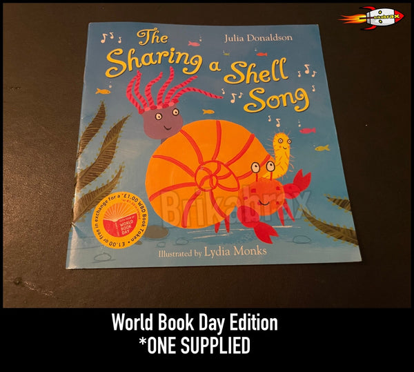 The Sharing a Shell Song by Julia Donaldson Paperback Book - World Book Day Edition