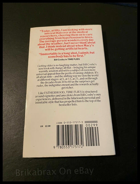 Time Flies by Bill Cosby Paperback Book, 1989
