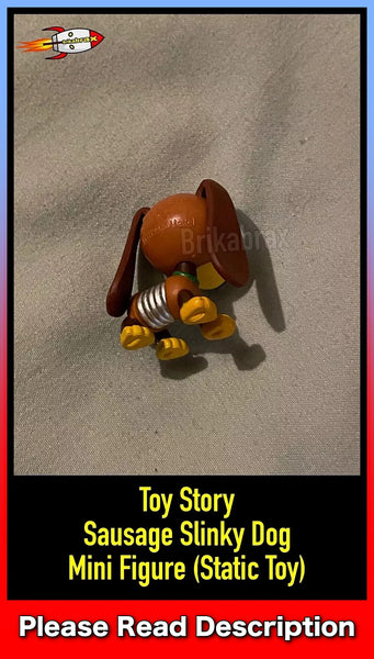 Disney Toy Story Sausage Slinky Dog Mini Figure (Static - No Moving Parts)