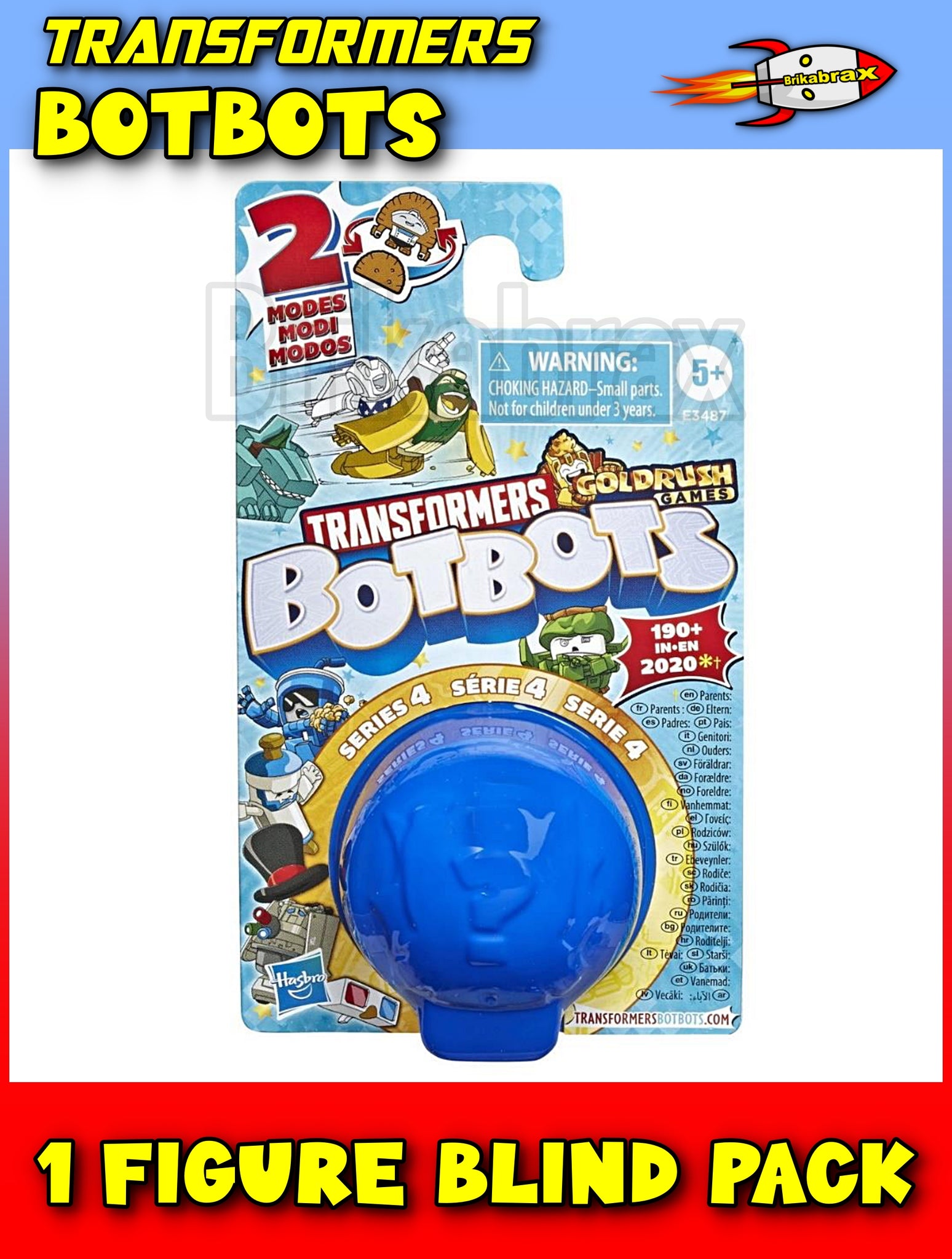 Transformer BotBots Series 4 Blind Pack Bag Box Surprise Figures Toy Collectible (One Supplied) New