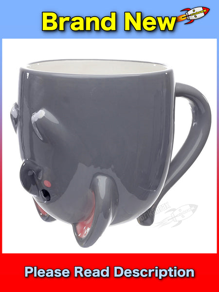 Adoramals Elephant Upside Down Ceramic Mug