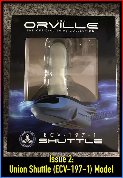 Eaglemoss The Orville Ship Collection Union Shuttle ECV 197-1 Model Spaceship NEW