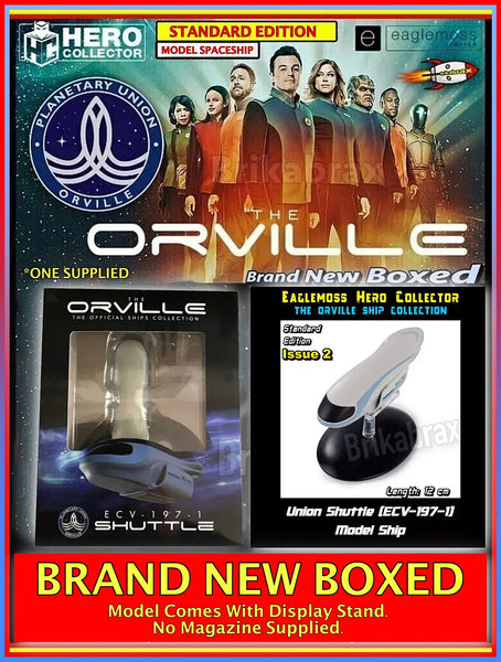Eaglemoss The Orville Ship Collection Union Shuttle ECV 197-1 Model Spaceship NEW