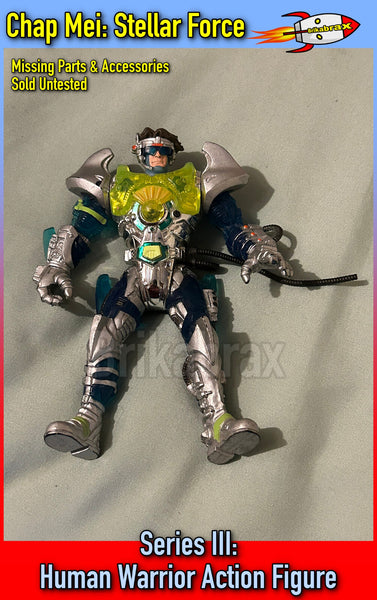 Vintage Chap Mei Stellar Force Series III: Human Warrior Action Figure 1997