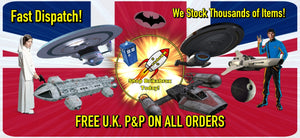 Brikabrax.com U.K. Stockists of Collectable Memorabilia, Sellers of Science Fiction Collectables. Star Trek, Star Wars, Babylon 5, Picard, Blakes 7, Space 1999, Doctor Who, TMNT, Topps, The Orville, Titans Mini Figures, Hero Collector, ReAction Figures 