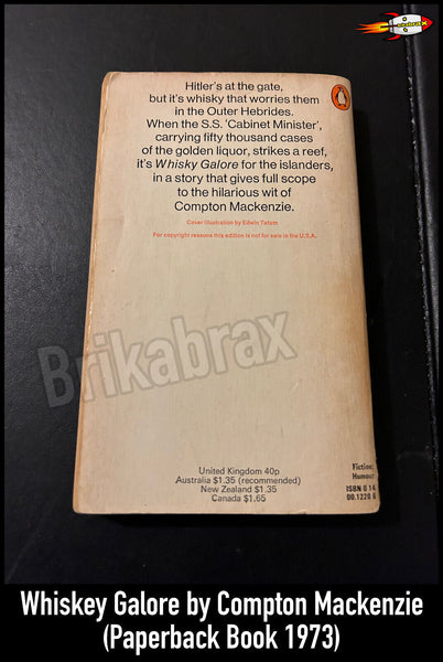 Whiskey Galore by Compton Mackenzie Paperback Book 1973