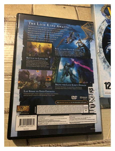World of WarCraft: The Wrath of The Lich King Expansion Set (PC, 2008) SOLD USED