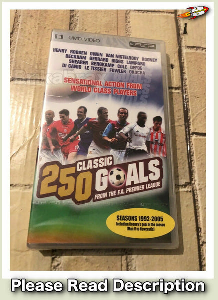 25 Classic Goals From the F.A. Premier League 1992-2005 UMD Video For Sony PSP SOLD USED