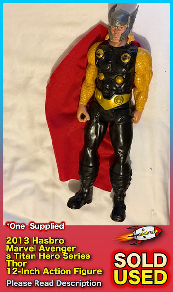 2013 Hasbro Marvel Avengers Titan Hero Series Thor 12-Inch Action Figure USED