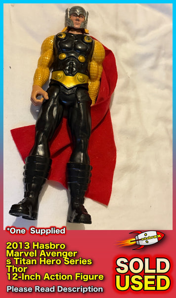 2013 Hasbro Marvel Avengers Titan Hero Series Thor 12-Inch Action Figure USED