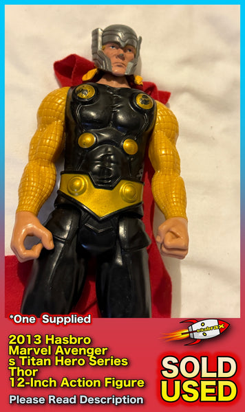 2013 Hasbro Marvel Avengers Titan Hero Series Thor 12-Inch Action Figure USED
