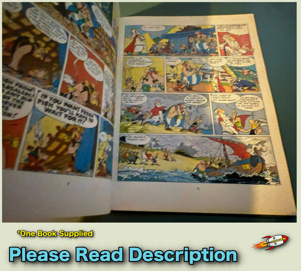 Asterix and the Great Crossing Classic Asterix Paperback Book By Goscinny,Uderzo, 1987 USED