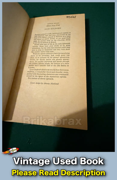 Jack Holborn (Puffin Books Edition) by Leon Garfield Published 1974 Paperback Book