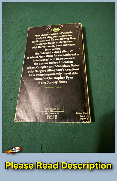 More Work for the Undertaker by Margery Allingham Penguin Paperback Book 1975