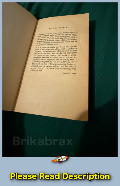 Rule Britannia by Daphne Du Maurier Pan Paperback Edition 1974 (SOLD USED DAMAGED)