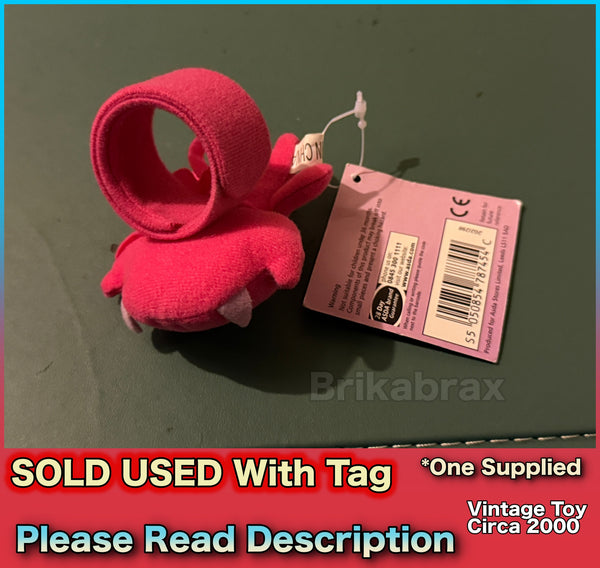 Vintage ASDA Branded Halloween Devil Plush Bracelet Fun Kids Toy - Tagged - Circa 2000