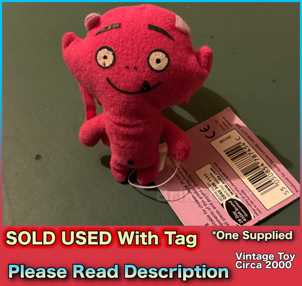 Vintage ASDA Branded Halloween Devil Plush Bracelet Fun Kids Toy - Tagged - Circa 2000