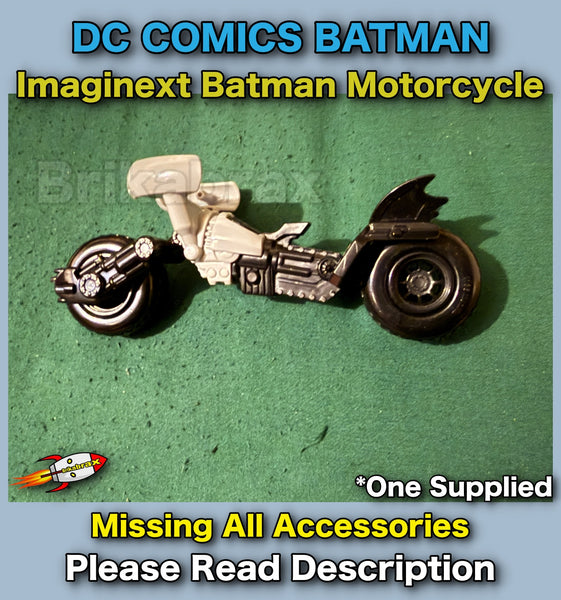 2013 Mattel DC Comics Batman Motorcycle Imaginext -SOLD USED - No Accessories