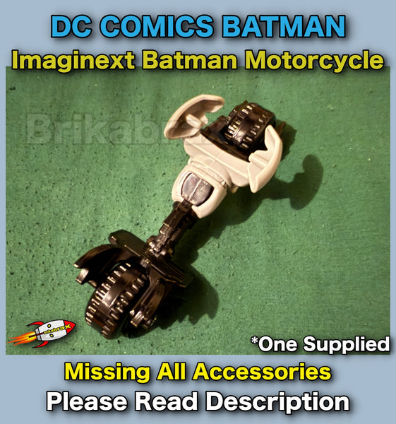 2013 Mattel DC Comics Batman Motorcycle Imaginext -SOLD USED - No Accessories