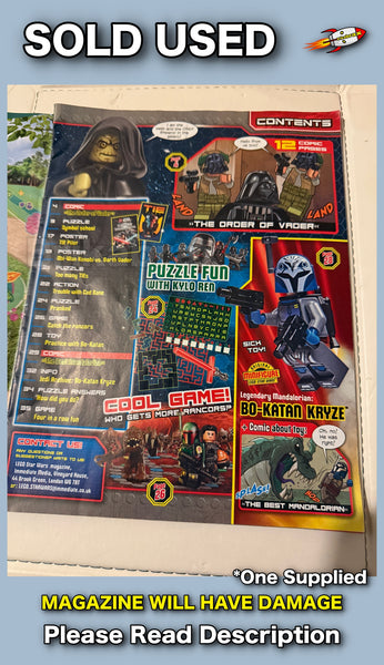 Lego Star Wars Magazine Issue 92 - SOLD USED Missing Free Gift Item
