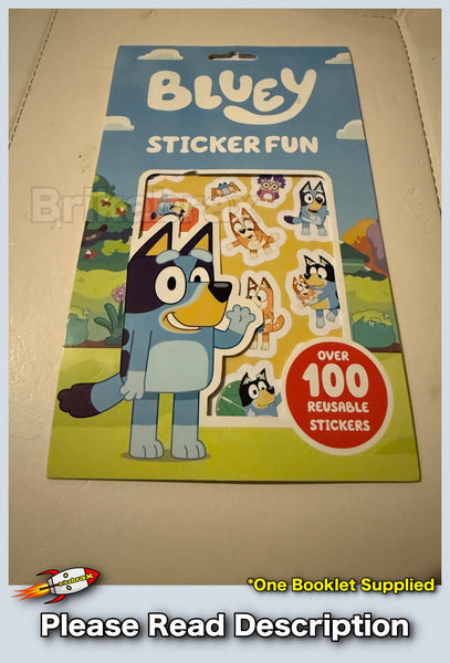 Bluey Sticker Fun 100 Piece Sticker Set - NEW