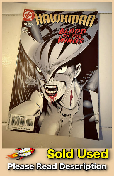 Hawkman #26 DC Comics 2004 John Byrne - Hawkgirl Cover Art- SOLD USED