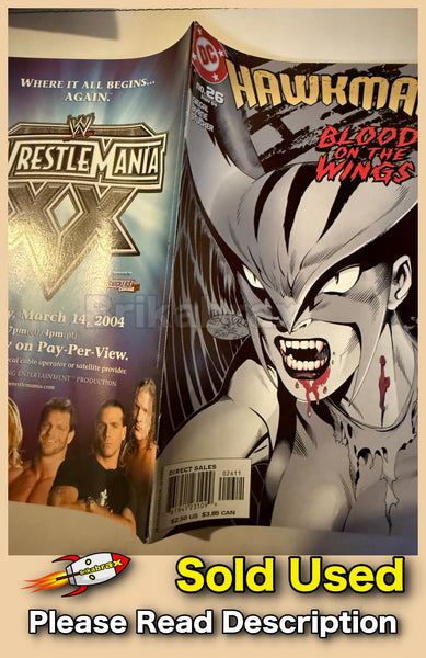 Hawkman #26 DC Comics 2004 John Byrne - Hawkgirl Cover Art- SOLD USED