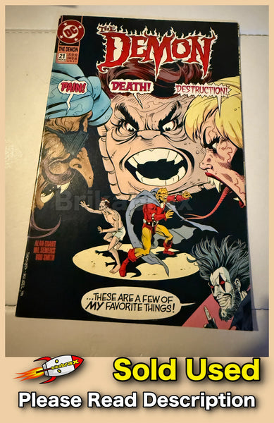 DC Comics : The Demon #21 Mar 1992 Single Issue Comic - SOLD USED