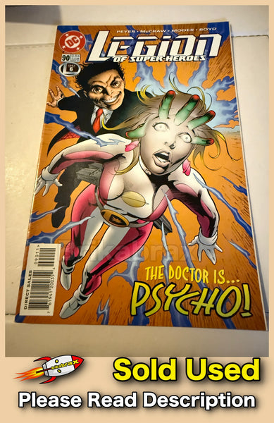DC Comics : Legion of Super Heroes #90 1989 Single Issue Comic - SOLD USED