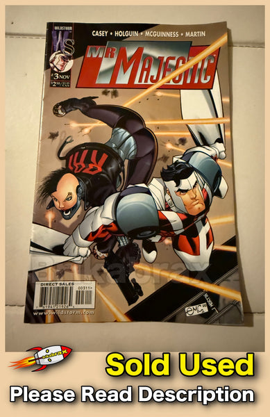 Mr. Majestic #3 Wildstorm Comics Nov 1999 Single Issue Comic SOLD USED