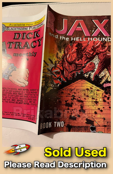 Jax and the Hell Hound #2 Blackthorne Publishing Feb 1987 SOLD USED