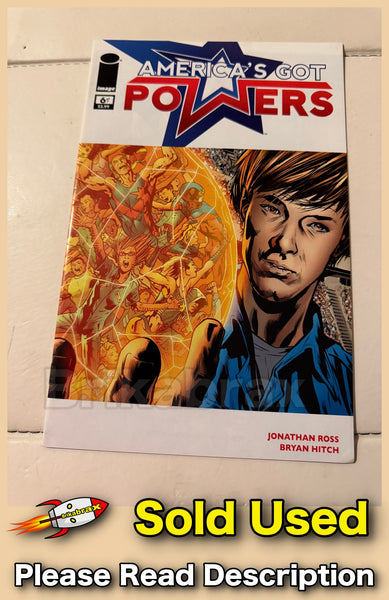 Image Comics: Americas Got Powers #6 NM 2013 Single Issue Comic - Jonathan Ross - SOLD USED