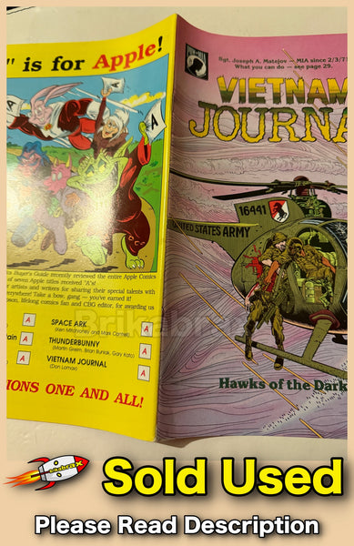 Vietnam Journal #5 Hawks of the Darkhorse - Apple Comics - 1988 - SOLD USED